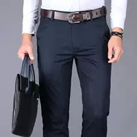 Quần nam cotton mùa xuân và quần thường - Quần quần jeans nam