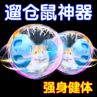 仓鼠跑球运动球玩具静音滚轮爬梯
