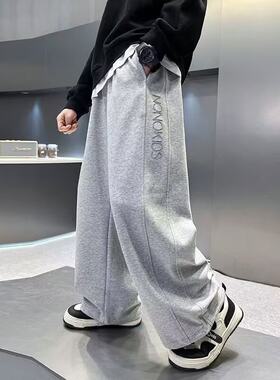 男童春秋款弹力直筒运动裤