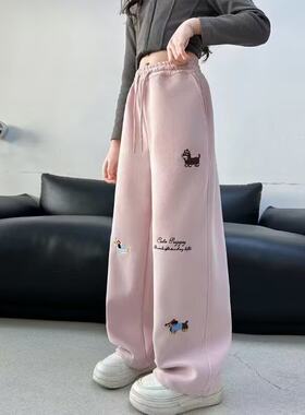 女童2025春秋款阔腿裤