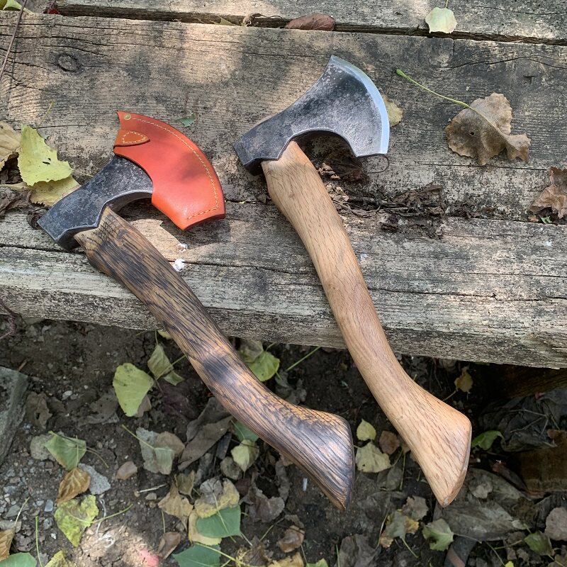 户外战斧丛林营地斧头野外生存防身斧工兵斧采伐专用圆刃斧头开山