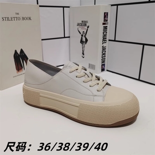 外贸断码女鞋春秋款厚底系带休闲鞋日常百搭透气单鞋特价清仓处理