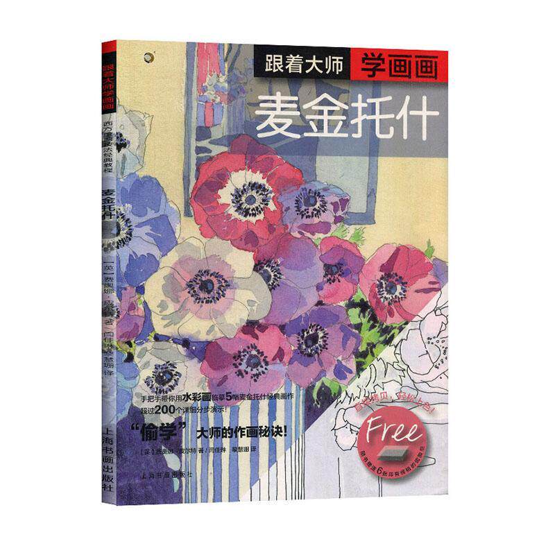 跟着大师学画画(麦金托什)/西方绘画技法经典教程费奥娜·皮尔特普通大众水彩画绘画技法教材艺术书籍