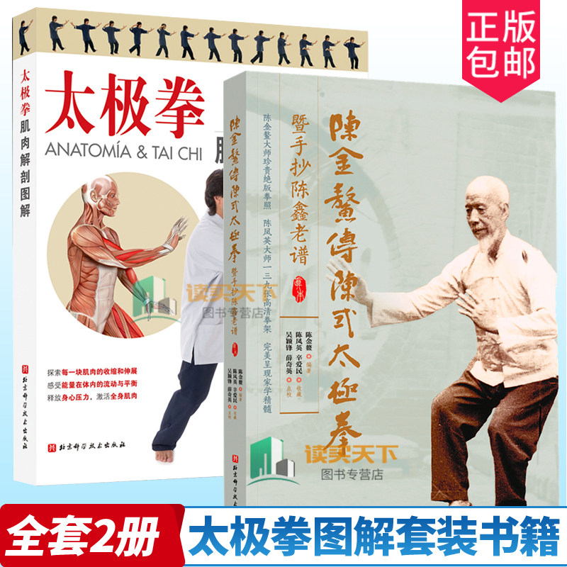 陈金鳌太极拳肌肉解剖图解