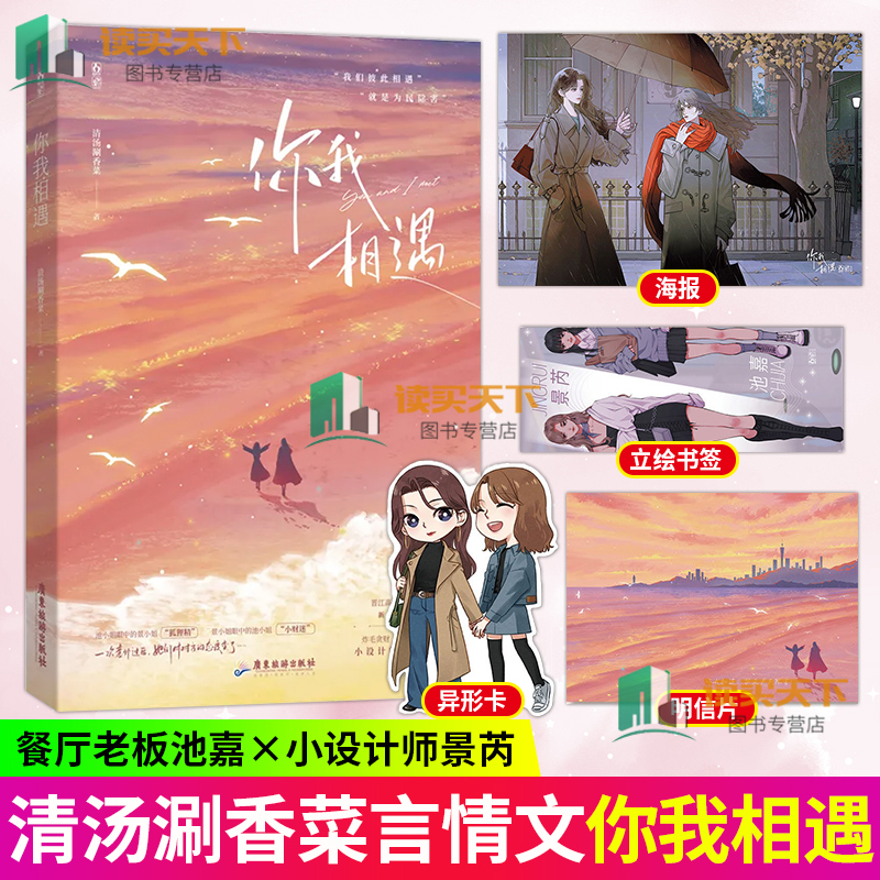 你我相遇 清汤涮香菜著 原名你我相爱为民除害炸毛贪财小设计师X性感多金餐厅老板青春文学百合小说实体书籍