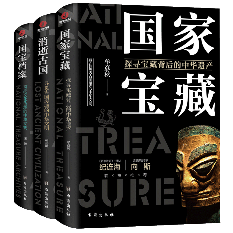 国家宝藏+消逝古国+国宝档案全3册 中华文明艺术考古遗址谜案秦始皇陵兵马俑玉器陶瓷器字画文物古董知识中华历史故事 考古书籍