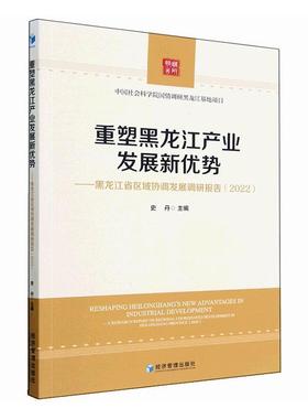 重塑黑龙江产业发展新优势:黑龙江省区域协调发展调研报告:a research report on regional coordinated developmen史丹  经济书籍