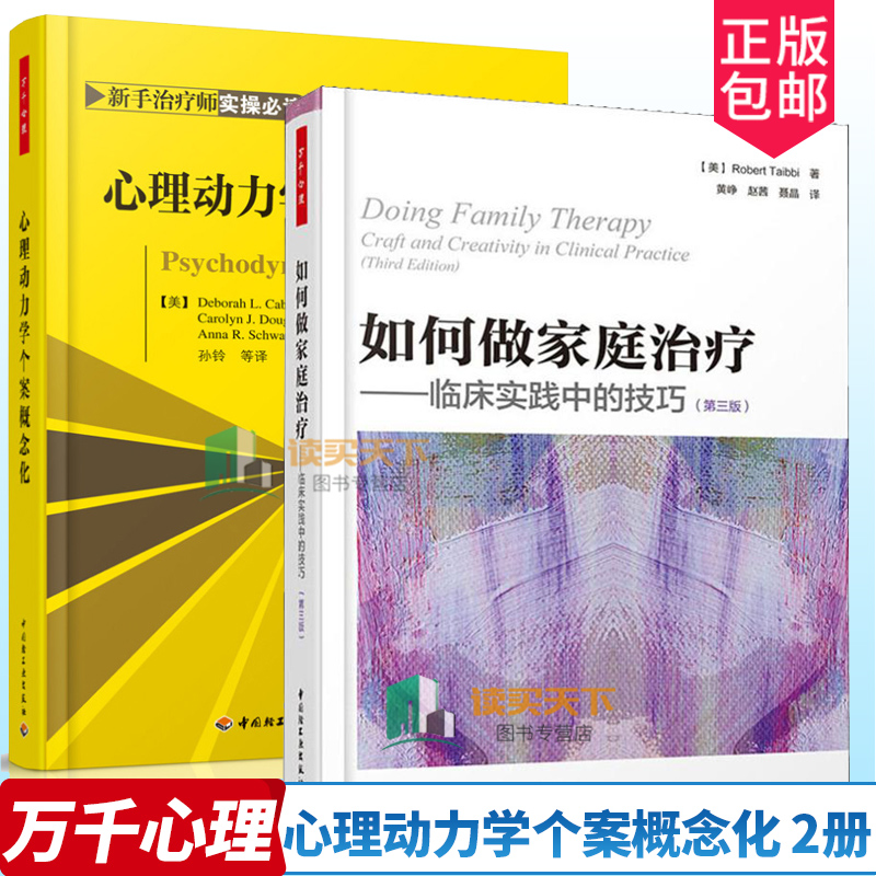 正版包邮 如何做家庭治疗:临床实践中的技巧+心理动力学个案概念化 理治疗指南书 心理咨询师工作指导书 心理学教材书籍