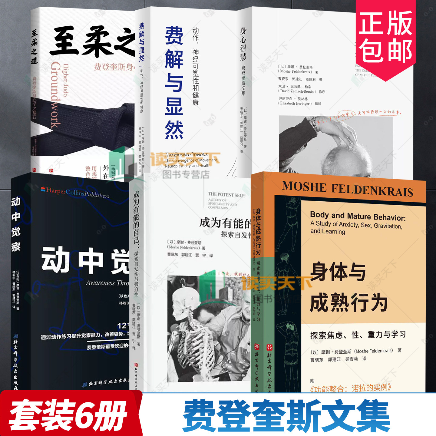 任选】身体与成熟行为 成为有能的自己 探索发现性与强迫性  心理学书籍 动中觉察 身心智慧 费解与显然 至柔之道 费登奎斯文集