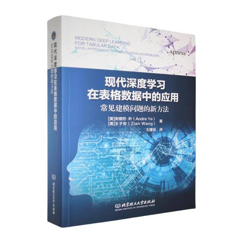 现代深度学习在表格数据中的应用:常见建模问题的新方法9787576350364 安德烈·叶北京理工大学出版社计算机与网络 书籍