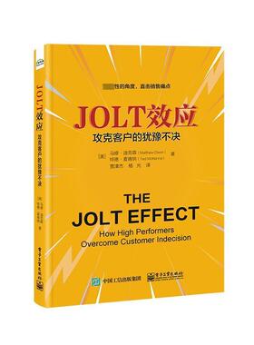 JOLT效应:攻克客户的犹豫不决:how high performers overcome customer indecision马修·迪克森  经济书籍