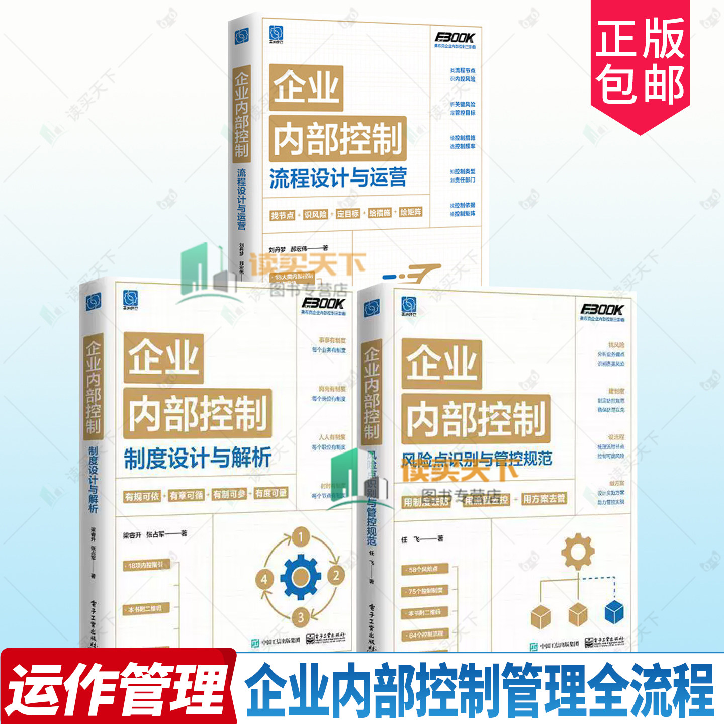 企业内部控制风险点识别与管控规范 任飞 企业内部控制管理制度方案流程标准规范 企业经营管理内控运营人员培训机构培训教材书籍