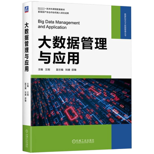 正版包邮 大数据管理与应用 王刚 刘婧 邵臻 本科教材 数据科学与大数据管理丛书 9787111738435 机械工业出版社
