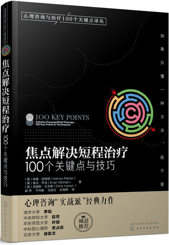 正版包邮 心理咨询与治疗100个关键点译丛--焦点解决短程治疗:100个关键点与技巧 哈维·拉特纳（） 心理咨询与治疗 书籍排行榜
