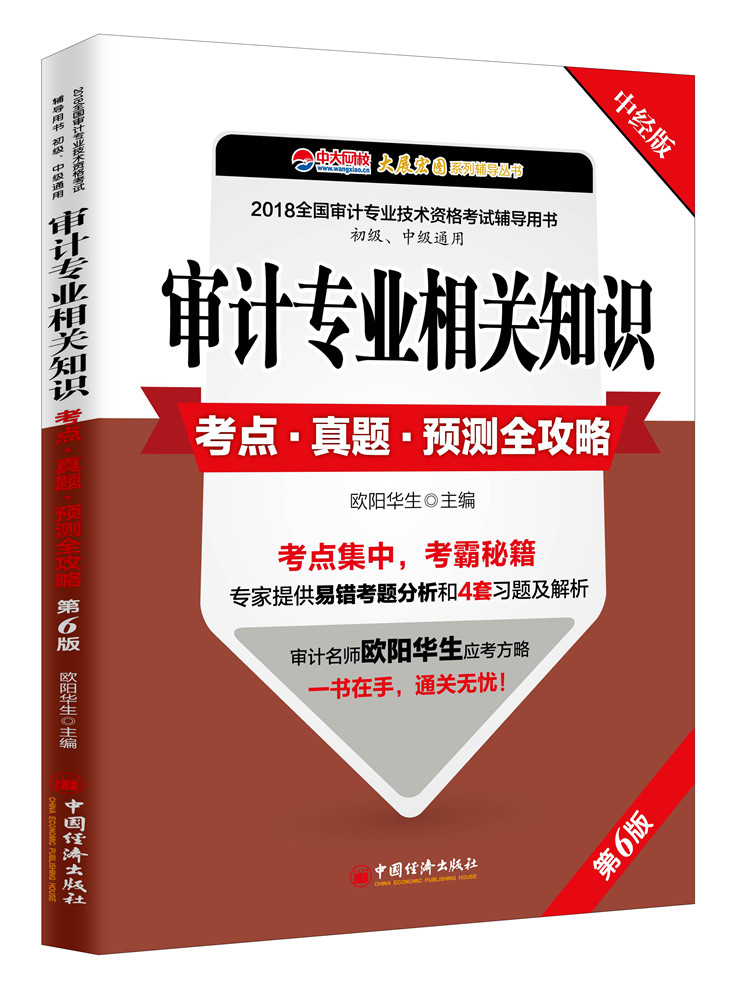 正版审计专业相关知识考点·真题·预测全攻略欧阳华生审计师考试书籍