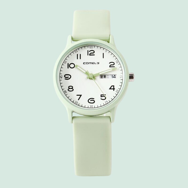 小清新儿童手表女学生初高中2026新款高颜值只看时间防水女生手表