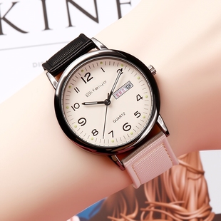 手表女款学生初高中男孩女孩初中女生考试专用石英机械感男女通用