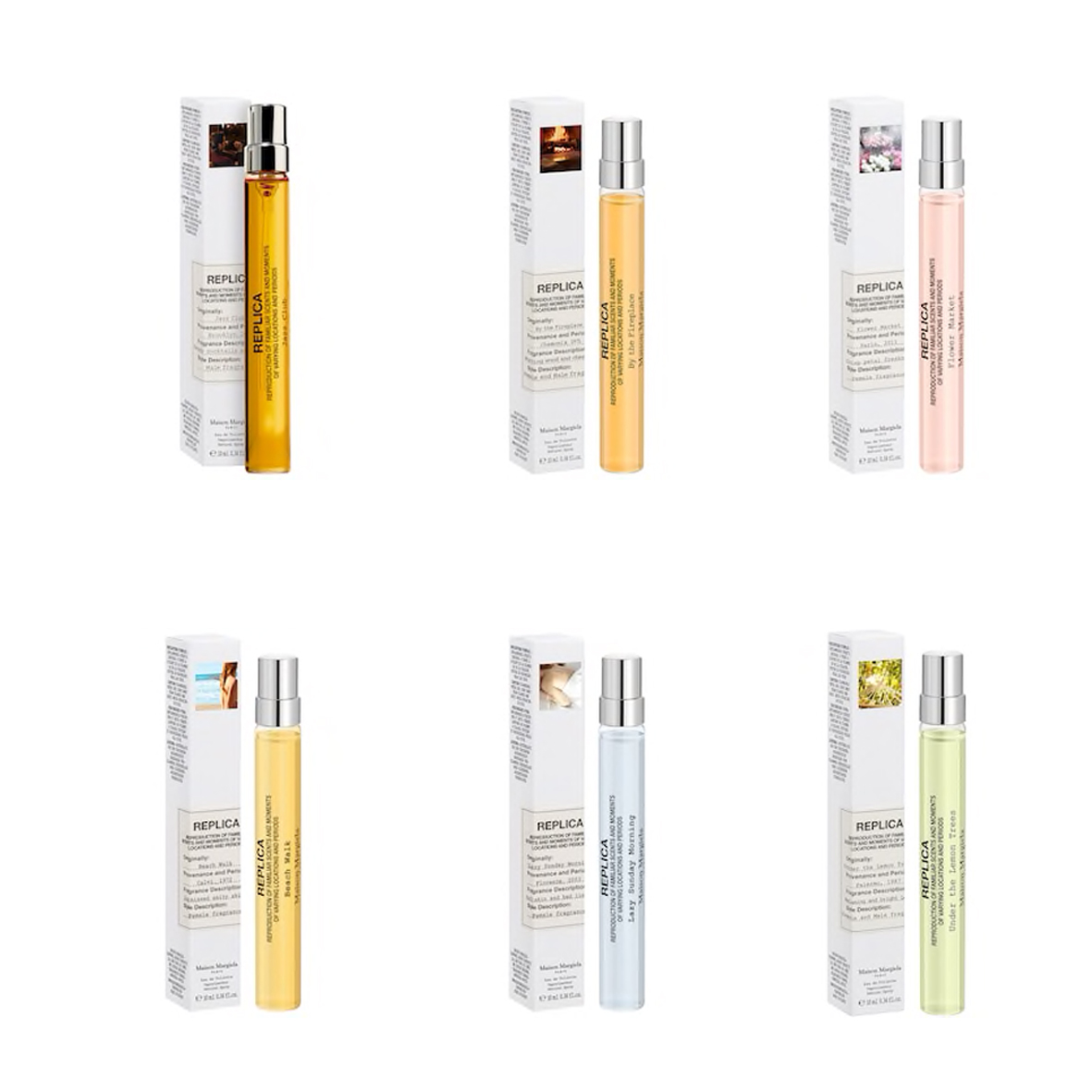 Maison Margiela Replica马丁马吉拉原装香水10ml 慵懒壁炉航海日