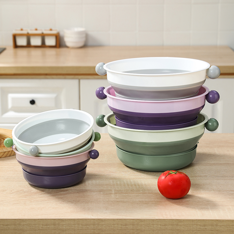 可折叠双层洗菜盆沥水篮2025新款