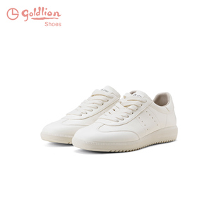 金利来女鞋2025年秋季新款真皮透气通勤工作鞋百搭简约休闲板鞋JJ