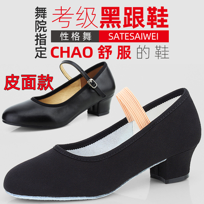 北舞考级代表性练功舞蹈跟鞋