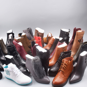 库存断码 女士秋冬高跟马丁靴粗中跟保暖女靴切尔西短靴皮靴瘦瘦靴