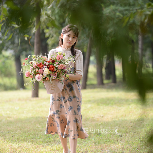 花边THEBESIDE《Alice》粉色牛