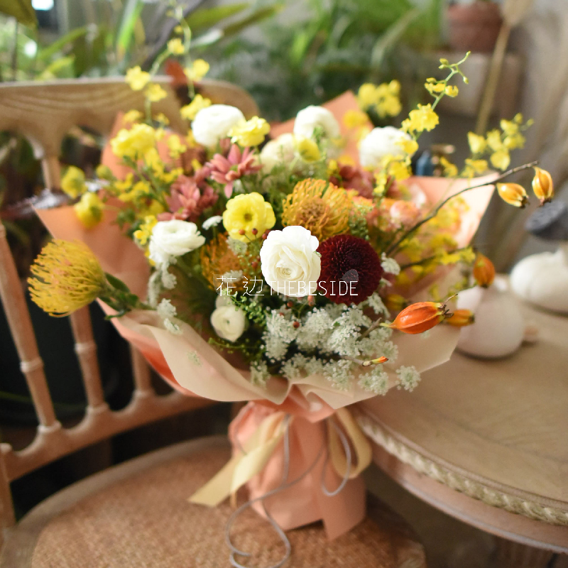 混搭跳舞兰生日花束生日