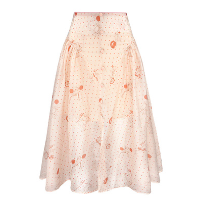 JUNGLEME法式复古波点半身裙