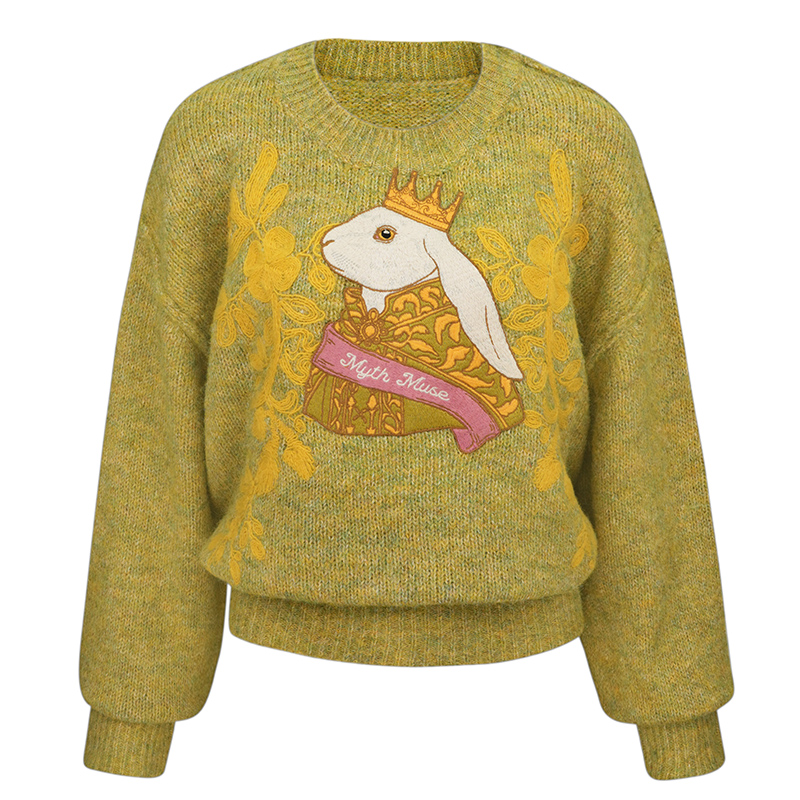 JUNGLEME秋冬圆领毛衣