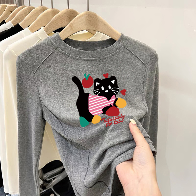 女童德绒打底衫2025新款洋气百搭宝宝内搭长袖秋冬儿童保暖上衣潮