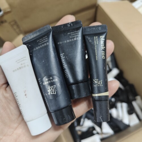 blankme粉底液半分一中样半分一粉底液腮红唇釉
