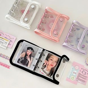 LOVELY a8双扣一宫格追星相册咕卡本3寸小卡卡册收纳册专辑拍立得