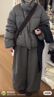 羽绒服小个子休闲百搭外套女 立领90白鸭绒保暖短款 FU2025冬季 新款