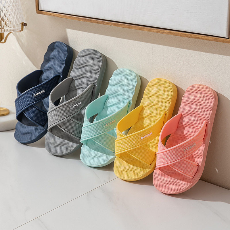 浴室交叉简约风情侣凉拖鞋新品