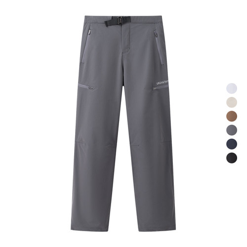 女装 2025春季新款 可调织带高腰防水冲锋软壳工装休闲裤 501171