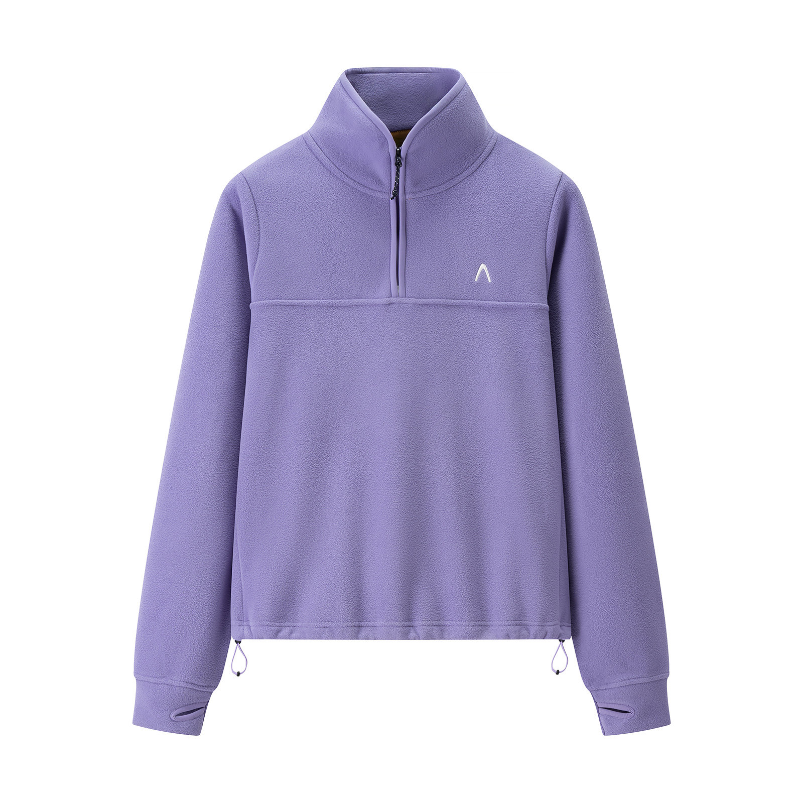 女装 2024冬季新款 加绒轻薄摇粒绒立领宽松抓绒保暖卫衣 412112