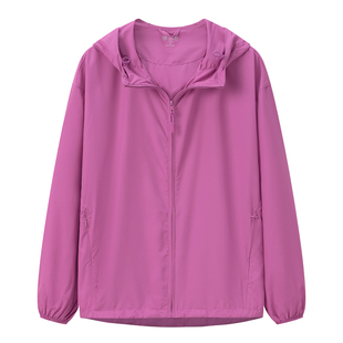 轻薄皮肤衣防紫外线连帽防晒衣外套 女装 便携式 新款 456087 夏季
