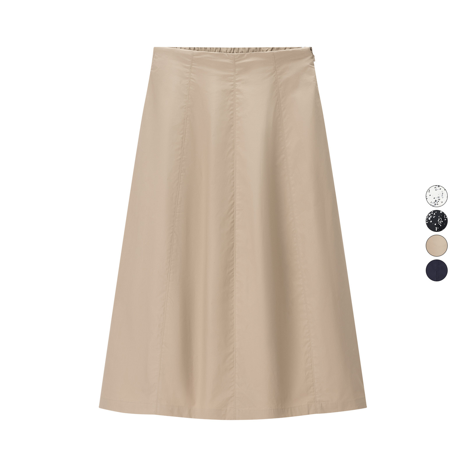 女装 2025夏季新款 高腰显瘦棉质茧形长裙半身裙 476319/474956