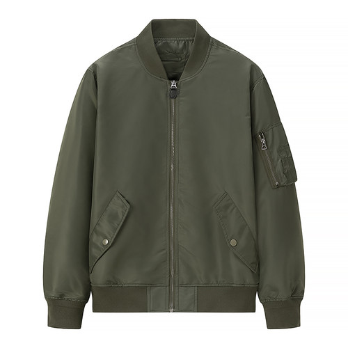 男装 春季新款 立领工装宽松棒球服拉链军旅式夹克外套 449629