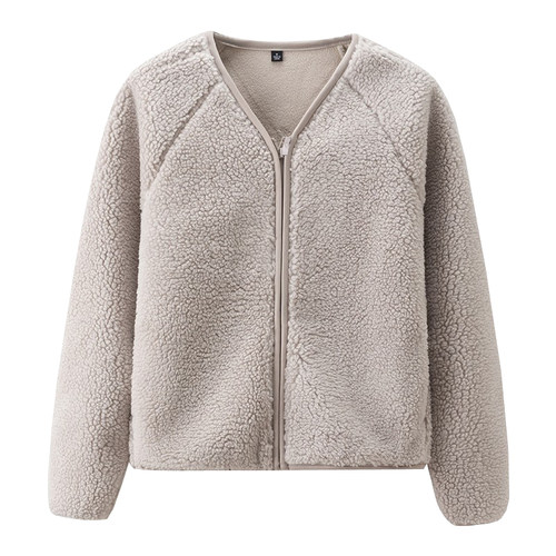 女装外套羊羔绒秋冬长袖保暖