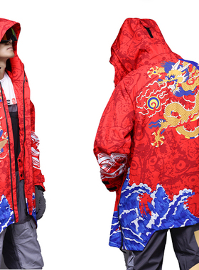 沃克森琦单板滑雪卫衣男套头雪服开衫防水保暖透气软壳冲锋衣女