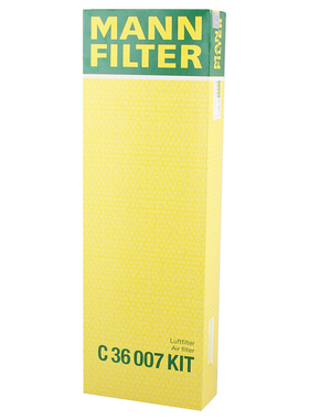 曼牌空气滤C36007KIT 适配于308S 3008 408 508 C4L C5 1.2T