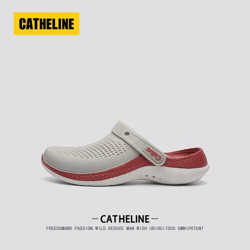 [美国轻奢]CAT.HELINE洞洞鞋男2026新款夏季户外运动涉水钓鱼凉鞋
