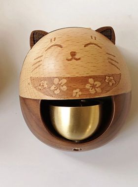 Shopkeepers Bell Door-Sucking Wind Chime Lucky Cat Doorbell