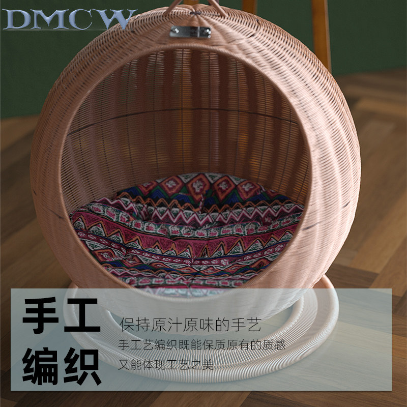 猫咪笼子吊篮网红猫窝四季通用可拆洗猫吊床窝创意猫屋豪华猫房子