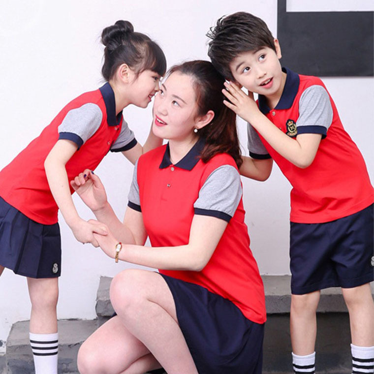 短袖校服套装纯棉幼儿园园服