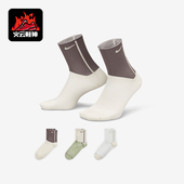 CK6021 Nike 921 新款 女士训练舒适运动短袜三双装 耐克正品 春季
