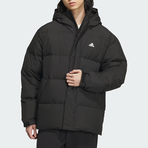 Adidas/阿迪达斯正品冬季新款男子简约防风运动羽绒服IV7560