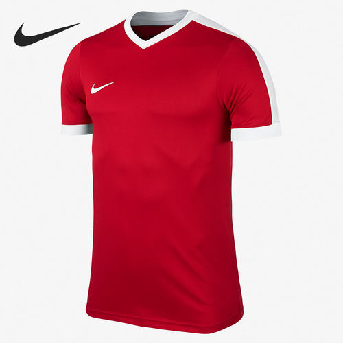 Nike/耐克正品PARK DERBY男子透气训练V领足球短袖725892-657
